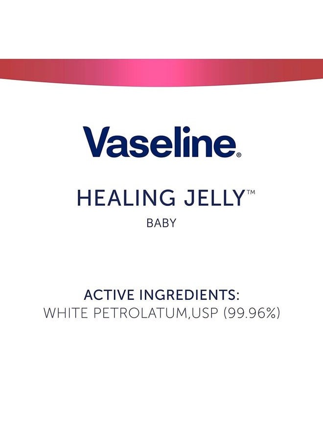 Vaseline Petroleum Jelly Baby Skincare Protective & Pure 4 Count Treats Dry Skin And Prevents Chaffed Skin From Diaper Rash Hypoallergenic And Gentle On Skin 13oz - Image 5
